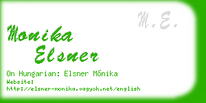 monika elsner business card